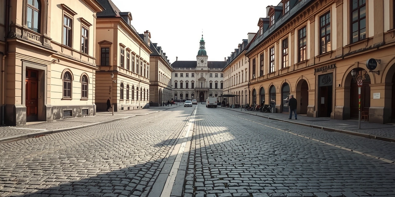 Pohled na Týnskou ulici v Praze 1
