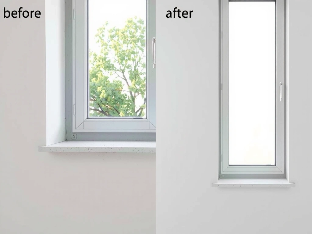 Před a po úklidu po rekonstrukci